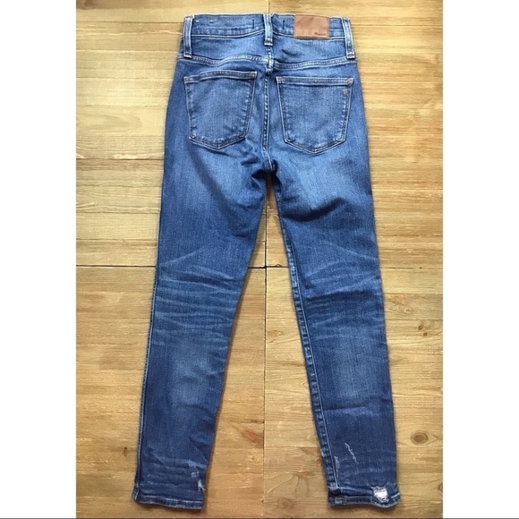 Madewell Slim Straight Jeans: Distressed Button-Front Edition - Picture 6 of 11